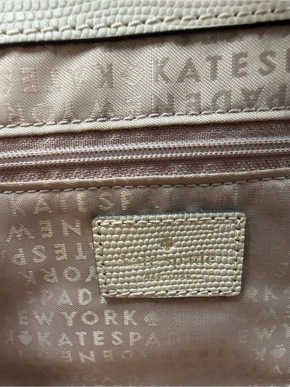 Kate Spade Riverside Street Emmie Crossbody Bag Warm Beige